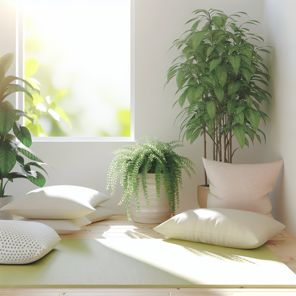 Peaceful morning routine setup